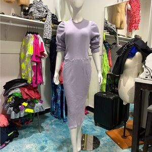 Chic Lavender Long Sleeve Dress